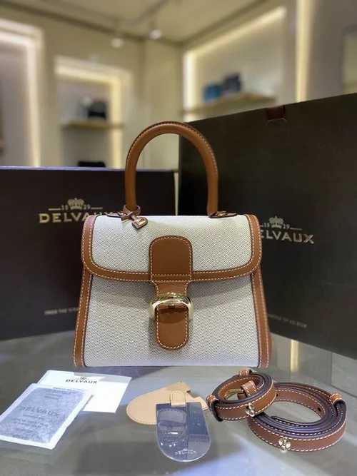 Delvaux Brillant MM Original Medium Authentic Luxury Handbag