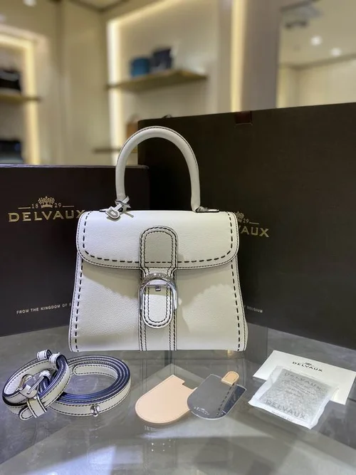 Delvaux Brillant MM Original Medium Authentic Luxury Handbag
