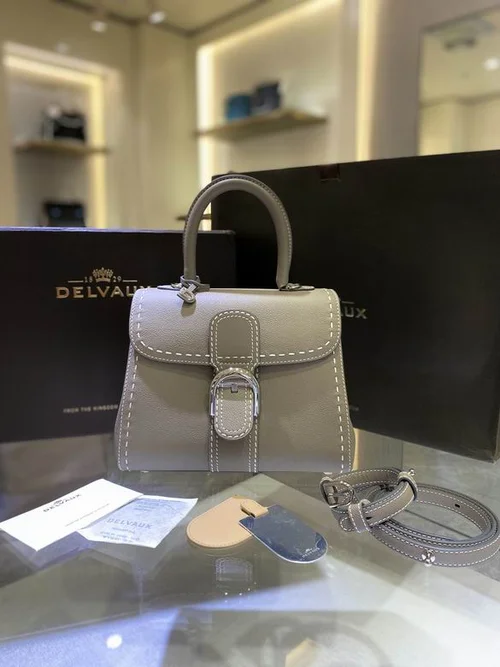 Delvaux Brillant MM Original Medium Authentic Luxury Handbag