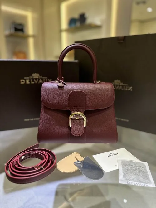 Delvaux Brillant MM Original Medium Authentic Luxury Handbag