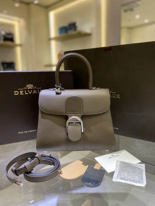 Delvaux Brillant MM Original Medium Authentic Luxury Handbag