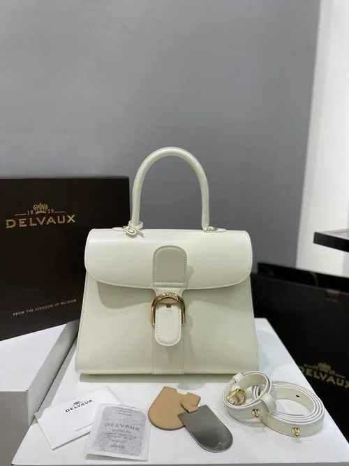 Delvaux Brillant MM Original Medium Authentic Luxury Handbag
