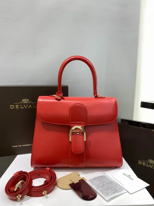 Delvaux Brillant MM Original Medium Authentic Luxury Handbag