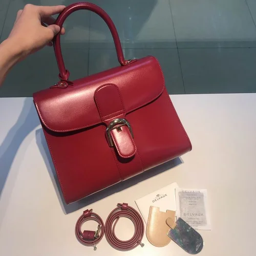Delvaux Brillant MM Original Medium Authentic Luxury Handbag