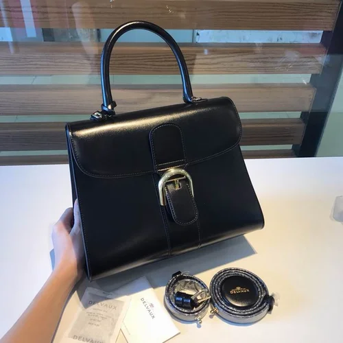 Delvaux Brillant MM Original Medium Authentic Luxury Handbag