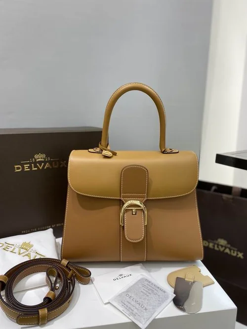 Delvaux Brillant MM Original Medium Authentic Luxury Handbag