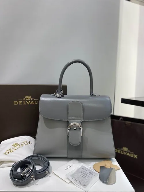 Delvaux Brillant MM Original Medium Authentic Luxury Handbag