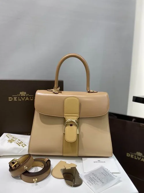 Delvaux Brillant MM Original Medium Authentic Luxury Handbag
