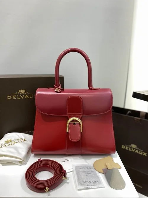 Delvaux Brillant MM Original Medium Authentic Luxury Handbag