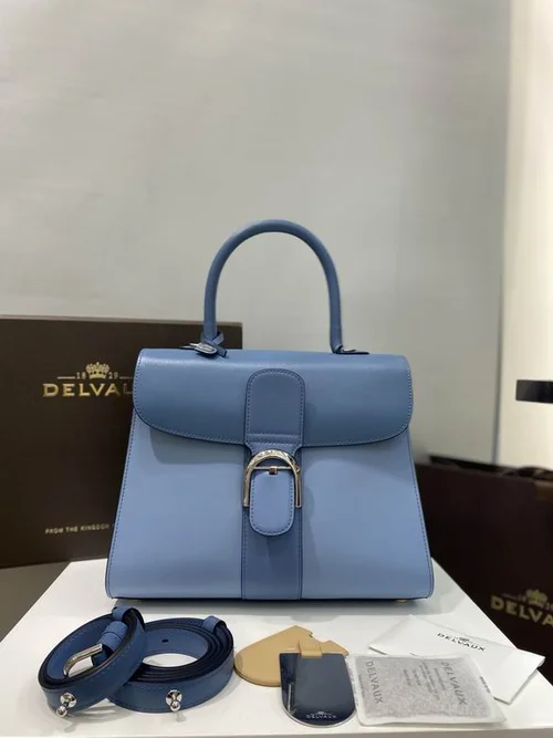 Delvaux Brillant MM Original Medium Authentic Luxury Handbag