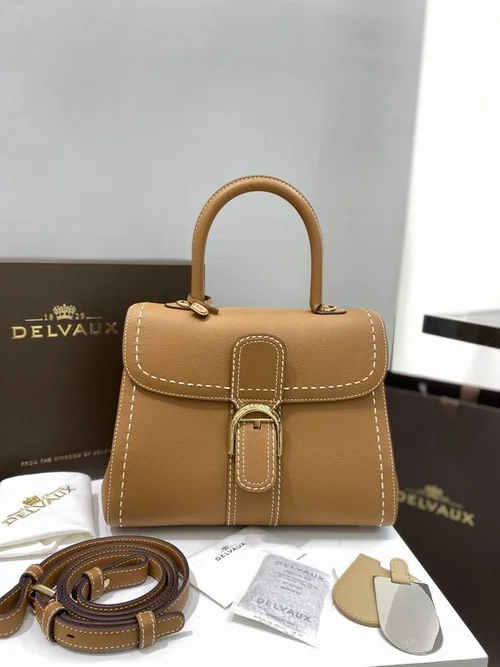 Delvaux Brillant MM Original Medium Authentic Luxury Handbag