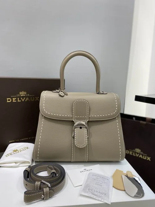 Delvaux Brillant MM Original Medium Authentic Luxury Handbag
