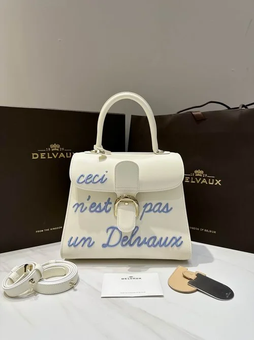 Delvaux Brillant MM Original Medium Authentic Luxury Handbag