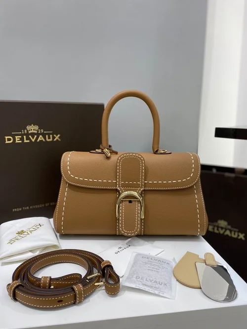 Delvaux Brillant MM Original Medium Authentic Luxury Handbag