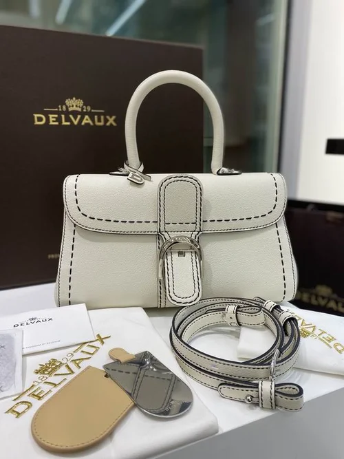 Delvaux Brillant MM Original Medium Authentic Luxury Handbag