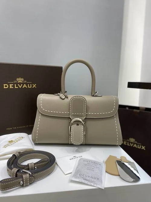 Delvaux Brillant MM Original Medium Authentic Luxury Handbag