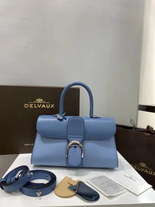 Delvaux Brillant MM Original Medium Authentic Luxury Handbag