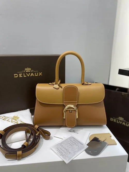 Delvaux Brillant MM Original Medium Authentic Luxury Handbag