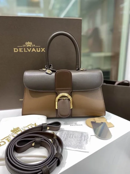 Delvaux Brillant MM Original Medium Authentic Luxury Handbag