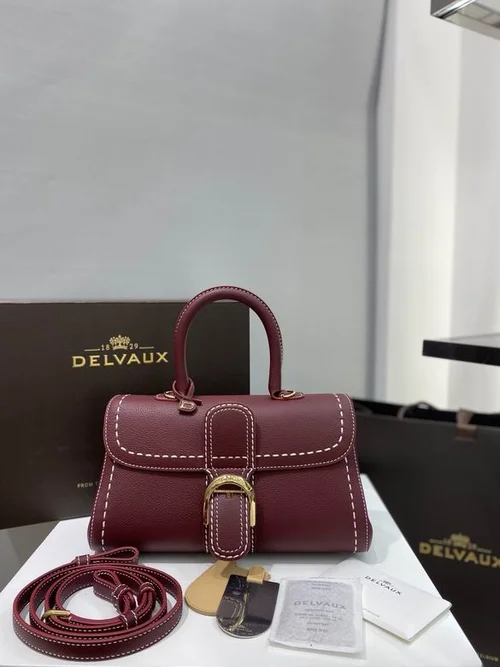 Delvaux Brillant MM Original Medium Authentic Luxury Handbag