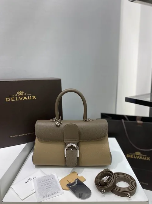 Delvaux Brillant MM Original Medium Authentic Luxury Handbag
