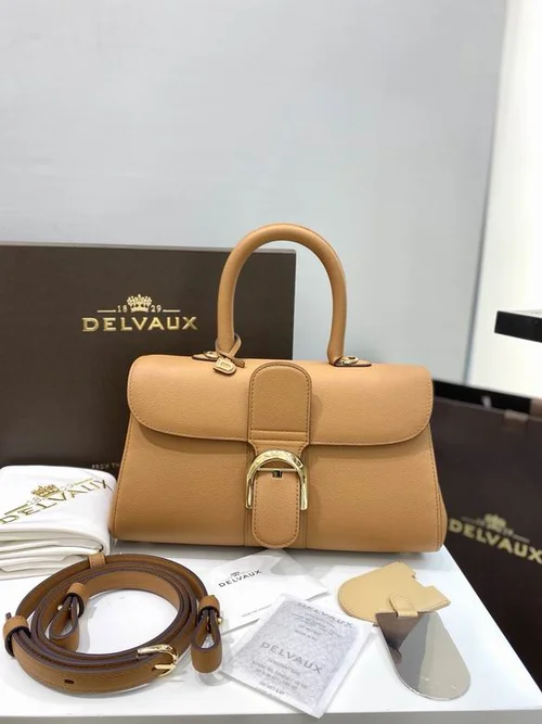 Delvaux Brillant MM Original Medium Authentic Luxury Handbag