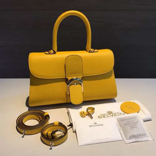 Delvaux Brillant MM Original Medium Authentic Luxury Handbag