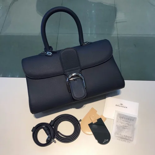 Delvaux Brillant MM Original Medium Authentic Luxury Handbag