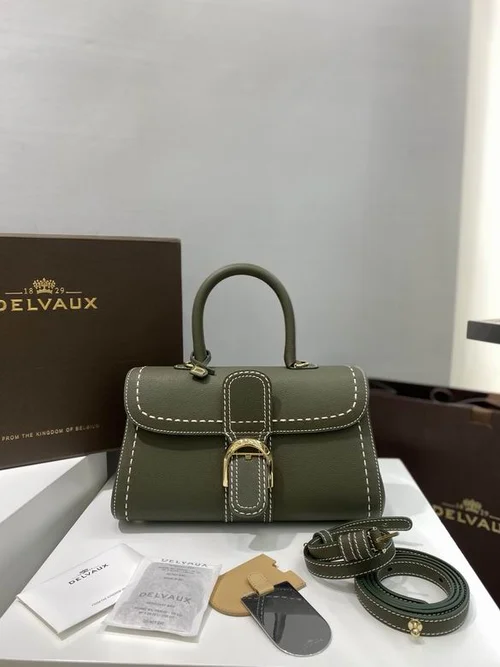Delvaux Brillant MM Original Medium Authentic Luxury Handbag