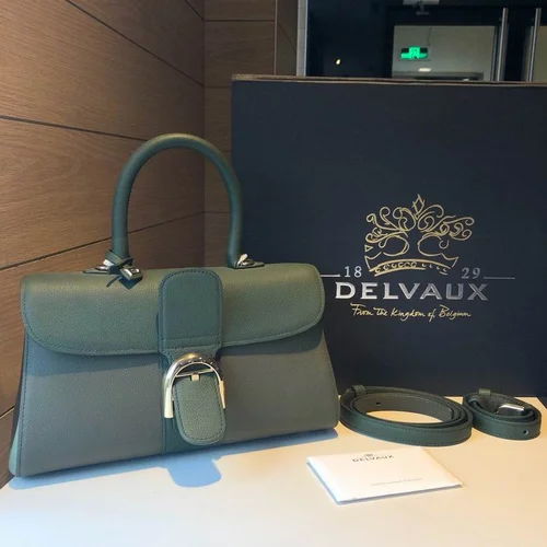 Delvaux Brillant MM Original Medium Authentic Luxury Handbag