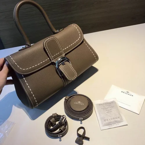 Delvaux Brillant MM Original Medium Authentic Luxury Handbag