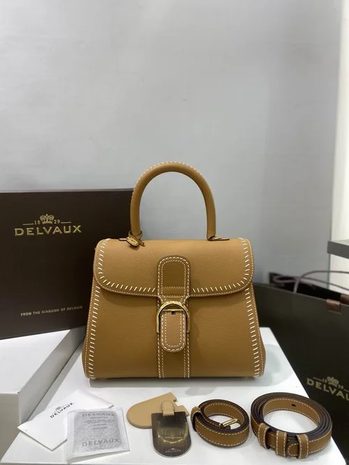 Delvaux Brillant MM Original Medium Authentic Luxury Handbag