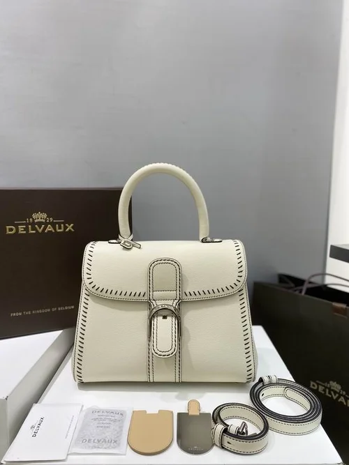 Delvaux Brillant MM Original Medium Authentic Luxury Handbag