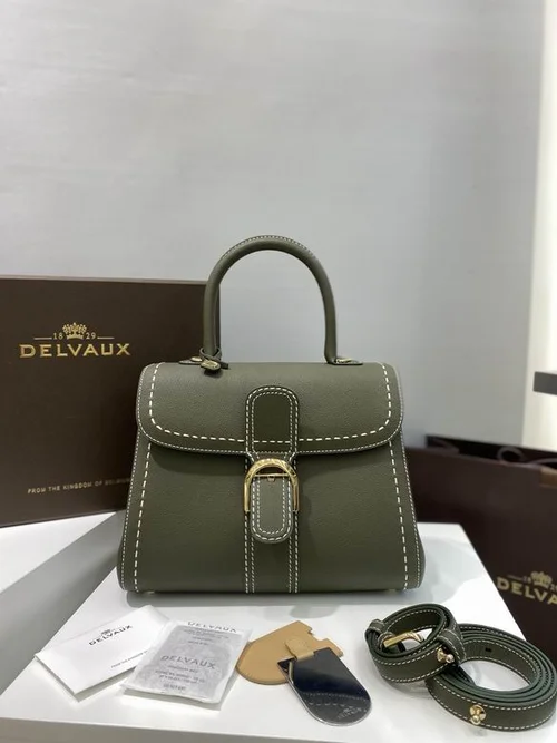 Delvaux Brillant MM Original Medium Authentic Luxury Handbag