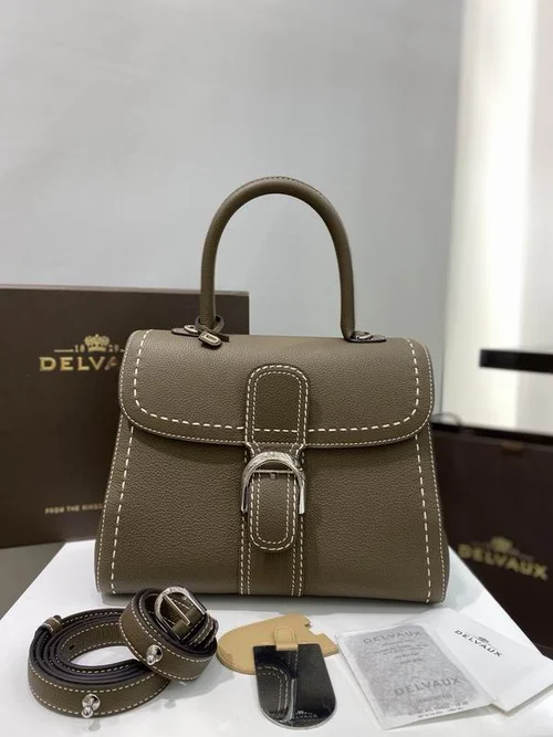 Delvaux Brillant MM Original Medium Authentic Luxury Handbag