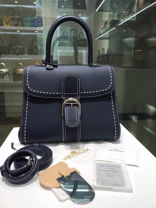 Delvaux Brillant MM Original Medium Authentic Luxury Handbag