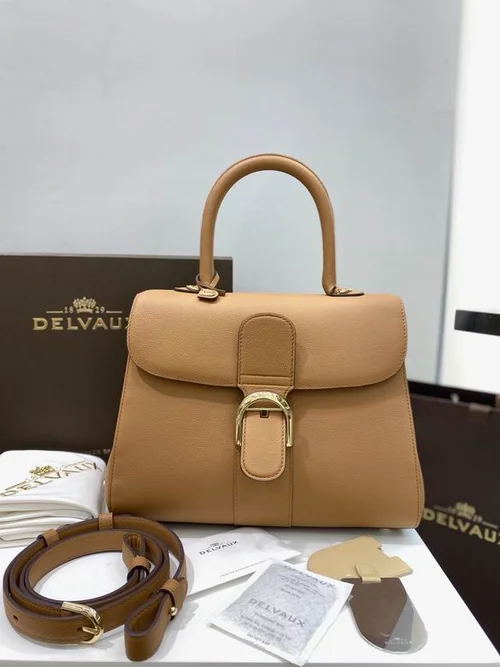 Delvaux Brillant MM Original Medium Authentic Luxury Handbag