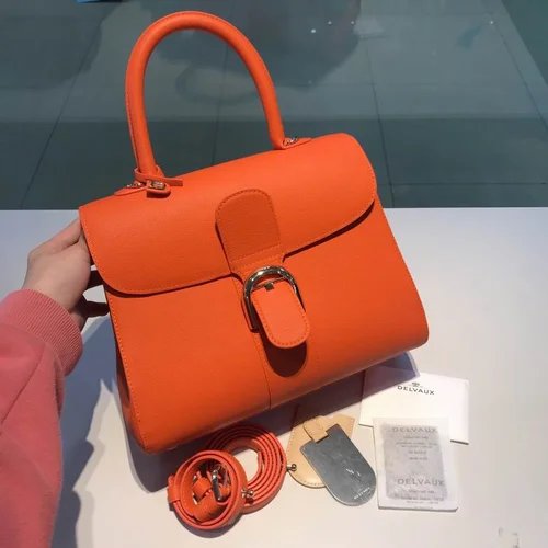 Delvaux Brillant MM Original Medium Authentic Luxury Handbag