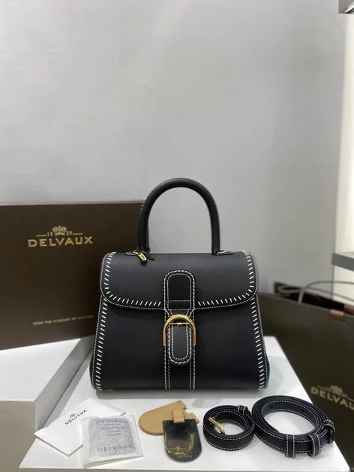 Delvaux Brillant MM Original Medium Authentic Luxury Handbag