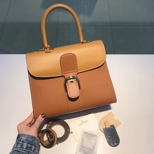 Delvaux Brillant MM Original Medium Authentic Luxury Handbag