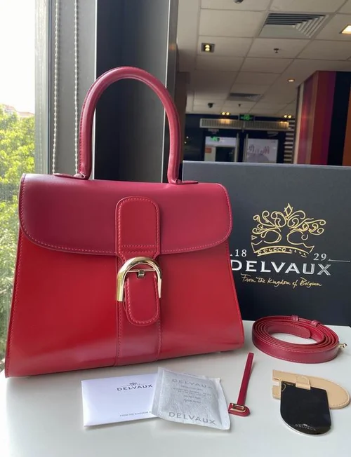 Delvaux Brillant MM Original Medium Authentic Luxury Handbag