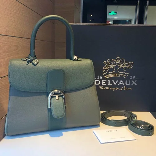 Delvaux Brillant MM Original Medium Authentic Luxury Handbag