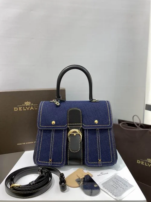 Delvaux Brillant MM Original Medium Authentic Luxury Handbag