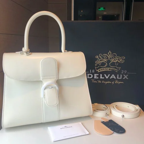 Delvaux Brillant MM Original Medium Authentic Luxury Handbag