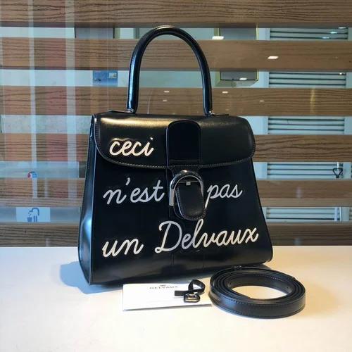 Delvaux Brillant MM Original Medium Authentic Luxury Handbag