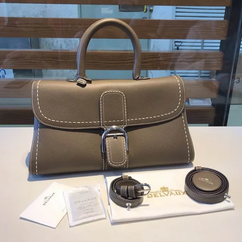 Delvaux Brillant MM Original Medium Authentic Luxury Handbag