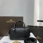 Delvaux Cool Box Mini Bag Original Authentic Luxury Leather