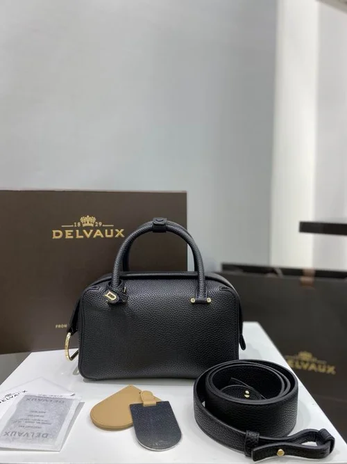 Delvaux Cool Box Mini Bag Original Authentic Luxury Leather
