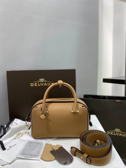 Delvaux Cool Box Mini Bag Original Authentic Luxury Leather