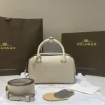 Delvaux Cool Box Mini Bag Original Authentic Luxury Leather